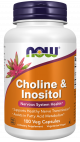 NOW Choline et inositol 500 mg 100 gélules