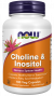 NOW Choline et inositol 500 mg 100 gélules