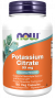 NOW Citrate de potassium 99 mg 180 gélules