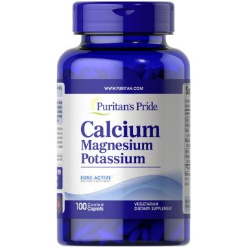 Puritan's Pride Calcium Magnesium Potassium 100 tabletten 1990