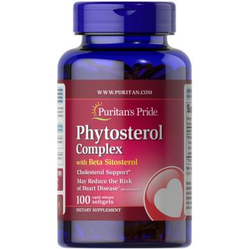 Puritan's Pride Phytosterol Complex 1000 mg 100 Softgels 13981