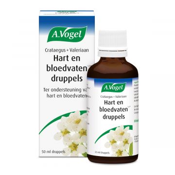 A. Vogel Crataegus + valériane coeur et vaisseaux sanguins gouttes 50 ml