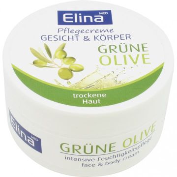 Elina Crème Nourrissante Visage et Corps Olive Verte 150 ml