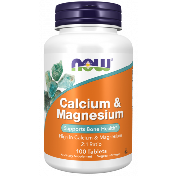 NOW Calcium & Magnesium 250 tabletten