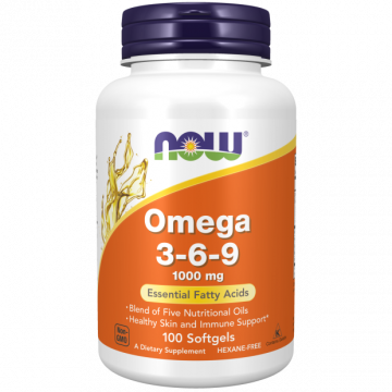 NOW Omega 3-6-9 1000 mg 100 softegels