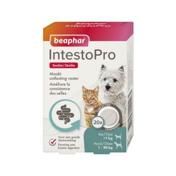 Beaphar IntestoPro chat/chien jusqu'à 20kg 20 comprimés