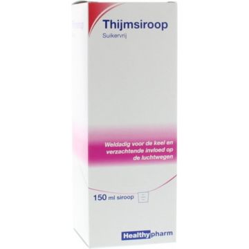 Healthypharm Sirop de Thym Sans Sucre 150ml