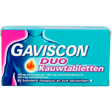 Gaviscon Duo Maagzuurremmer 48 kauwtabletten