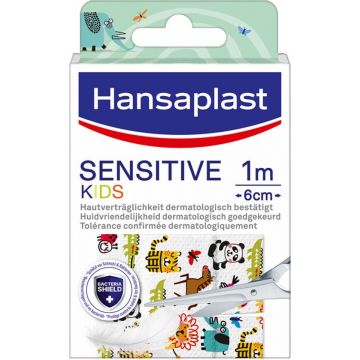 Hansaplast Sensitive Kids extra doux pour la peau 1m x 6cm