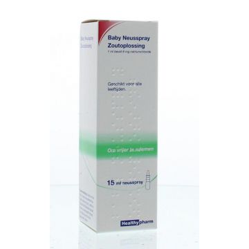 Healthypharm Spray Nasal Bébé Solution Saline 15 ml