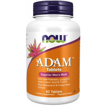 NOW ADAM Men's Multiple Vitamines 60 comprimés