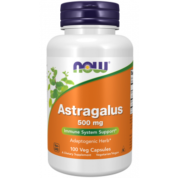 NOW Astragale 500mg 100 gélules