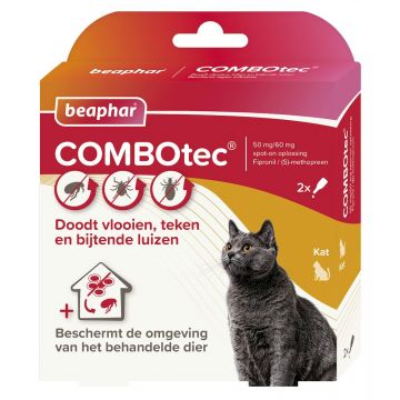 Beaphar Fiprotec Combotec for cats and ferrets > 1 kg 2 pipettes