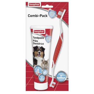 Beaphar Dentifrice & Brosse à Dents Combi-Pack