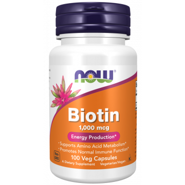 NOW Biotine 1000 mcg 100 gélules