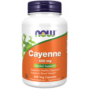 NOW Cayenne 500 mg 250 gélules