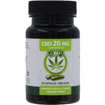 Jacob Hooy CBD+ cbd 20 mg 30 capsules