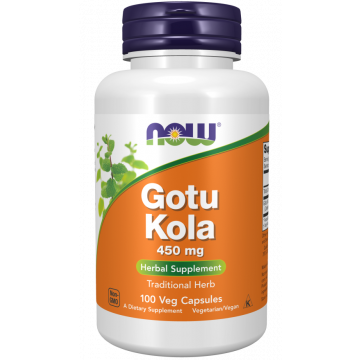 NOW Gotu Kola 450 mg 100 gélules