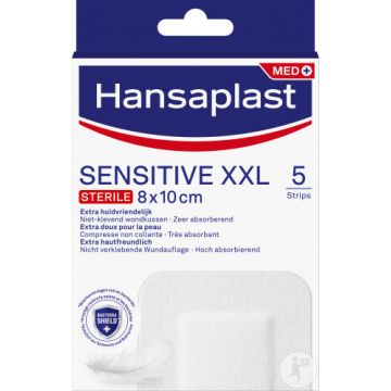 Hansaplast Sensitive XXL 5 pansements 8x10cm