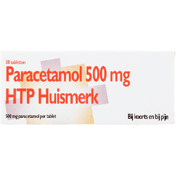 HTP Huismerk Paracetamol 500 mg 50 Tabletten