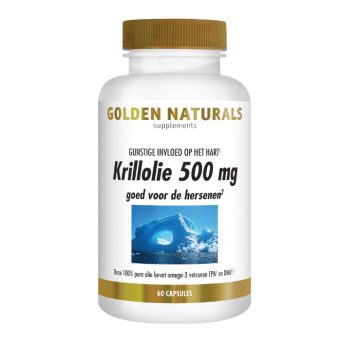 Golden Naturals Huile de krill 500 mg 60 gélules