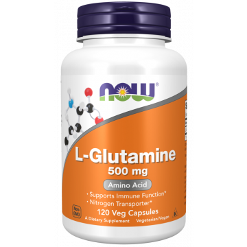 NOW L-Glutamine 500 mg 120 gélules