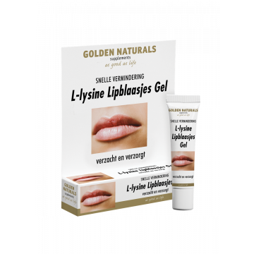 Golden Naturals L-lysine Lipblaasjes Gel tube 15 ml 