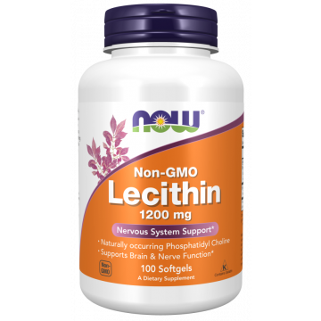 NOW Lécithine 1200 mg 100 gélules