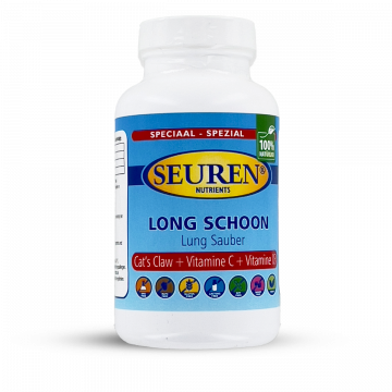 Seuren Nutrients Détoxifiant pulmonaire Griffe de chat + Vit C + Vit D3 100 gélules 