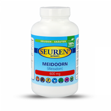 Seuren Nutrients Meidoorn 600 mg 100 gélules