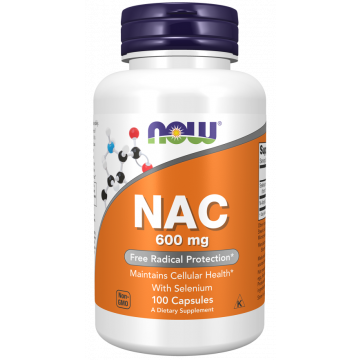 NOW NAC 600 mg 100 gélules