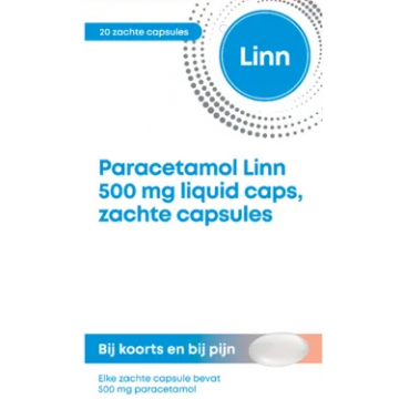 Linn Paracetamol, capsules liquides de 500 mg, capsules molles