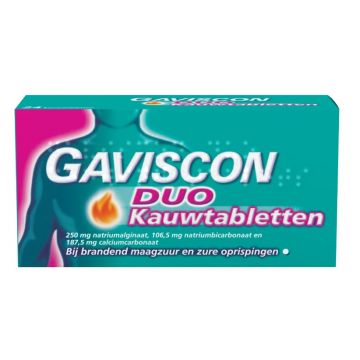 Gaviscon Duo Comprimés à croquer 24 comprimés