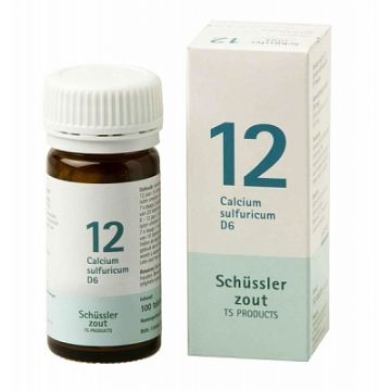 Sels de Schüssler nr 12 Calcium Sulfuricum D6 100 comprimés