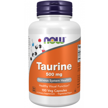 NOW Taurine 500 mg 100 gélules