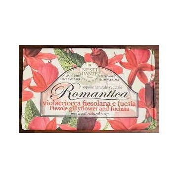 Nesti Dante Romantica Fiesole gillyflower and fuchsia soap 250 gram