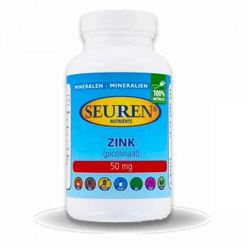 Seuren Nutrients Zinc 50 mg 200 comprimés