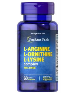 Puritan's Pride L-arginine L-ornithine L-lysine 60 tabletten 3940