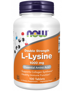 NOW L-Lysine 1000 mg 250 gélules