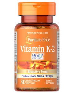 Puritan's Pride Vitamine K2 50 mcg 30 Softgels 17875