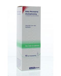 Healthypharm Spray Nasal Bébé Solution Saline 15 ml