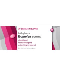 Leidapharm Ibuprofène 400mg 20 Comprimés