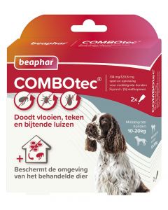 Beaphar Combotec Chiens 10-20 kg 2 Pipettes