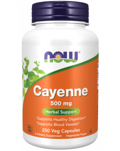 NOW Cayenne 500 mg 250 gélules