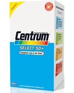 Centrum van A tot Zink Select 50+ 180 Tabletten