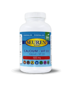 Seuren Nutrients Calcium 600 mg D3 100 Comprimés