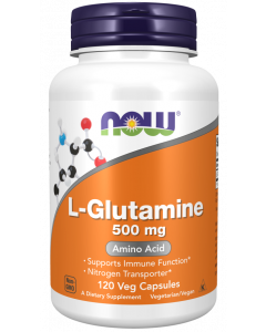 NOW L-Glutamine 500 mg 120 gélules