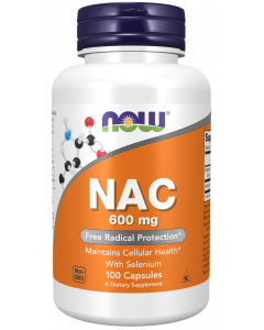 NOW NAC 600 mg 100 gélules